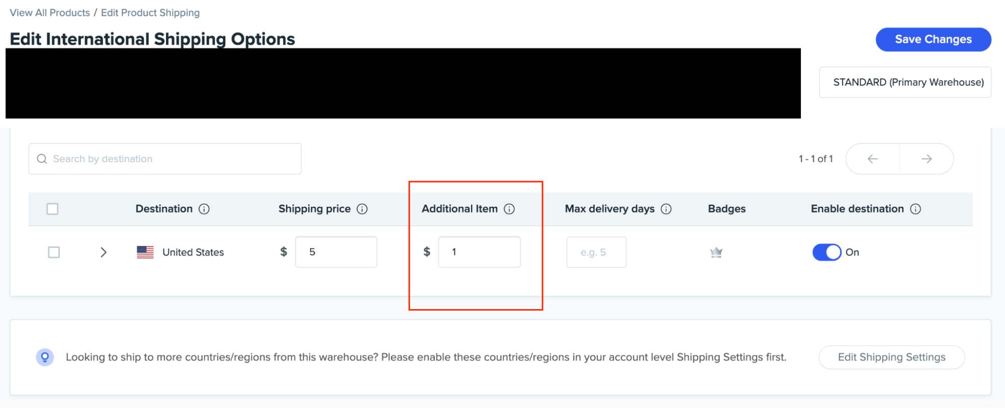 How to set Additional Item shipping price – Wish Merchant Help Center